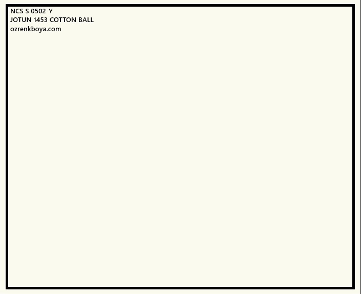 JOTUN TOPCOAT SİLK 1453 COTTON BALL